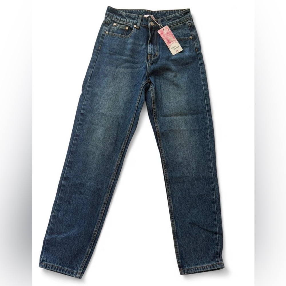 NWT Beauty Garden High Rise Blue Stretch Jeans | Size 4-6